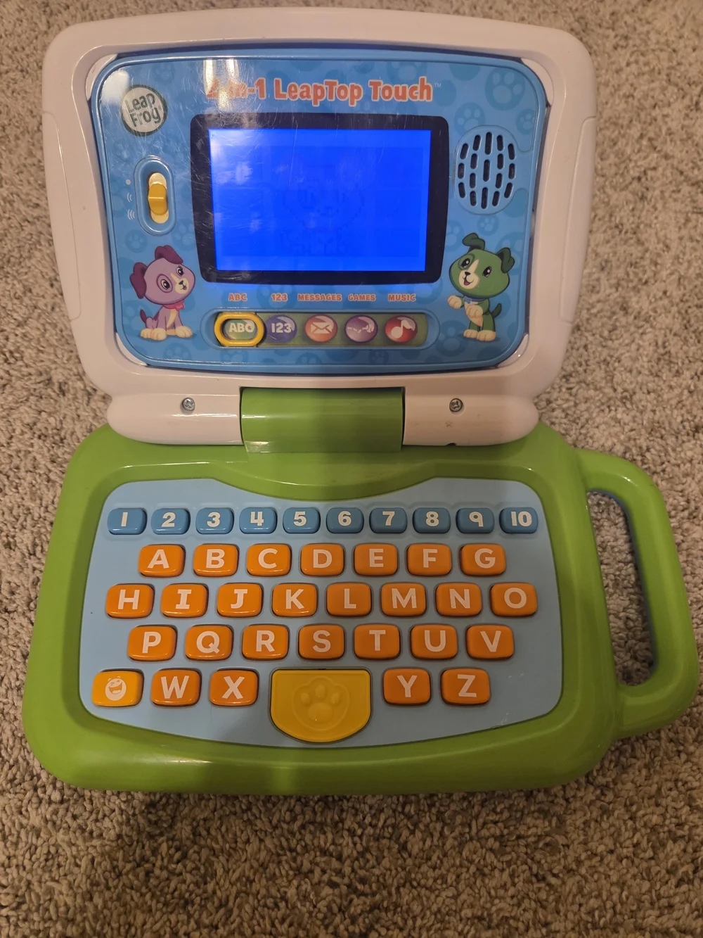 Leap Frog Kids 2-in-1 LeapTop Touch Toy - Green and Blue
